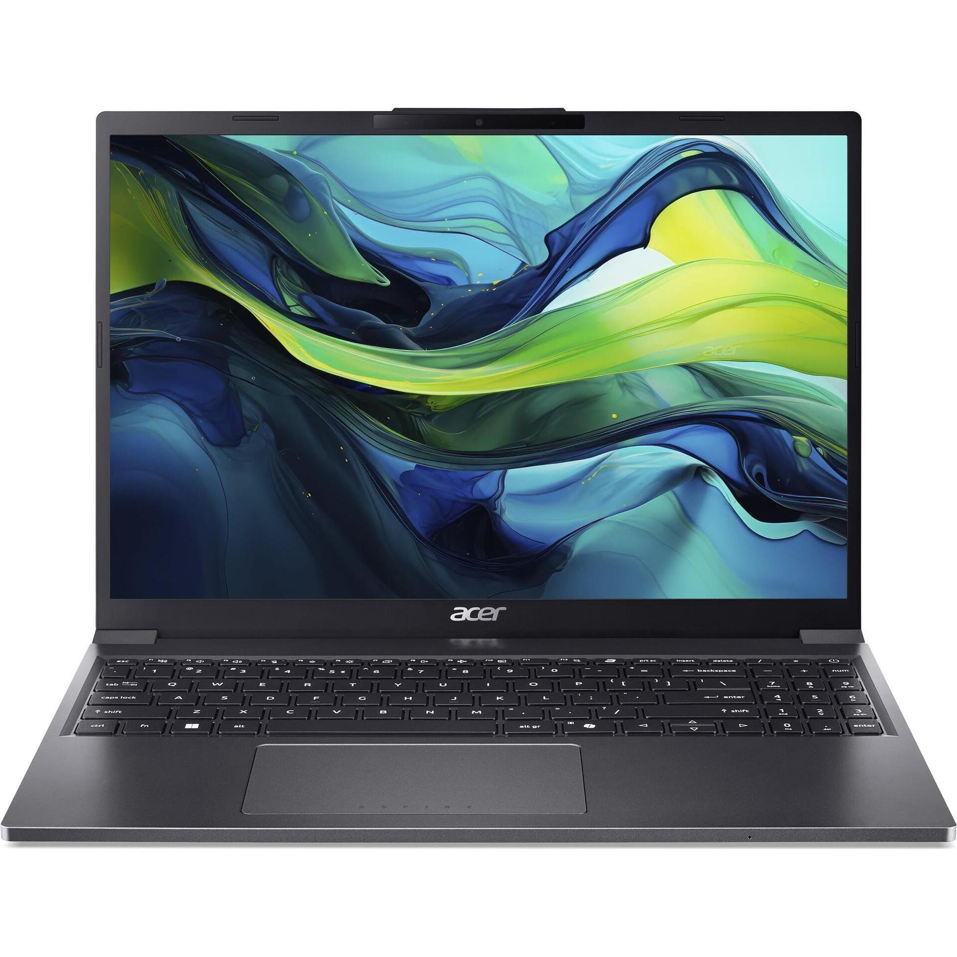 Acer Aspire Go 15 AG15-51P, 15.30" Laptop mit Intel Core i5-1334U, 16 GB RAM, 512 GB SSD, WUXGA IPS-Display, Grau