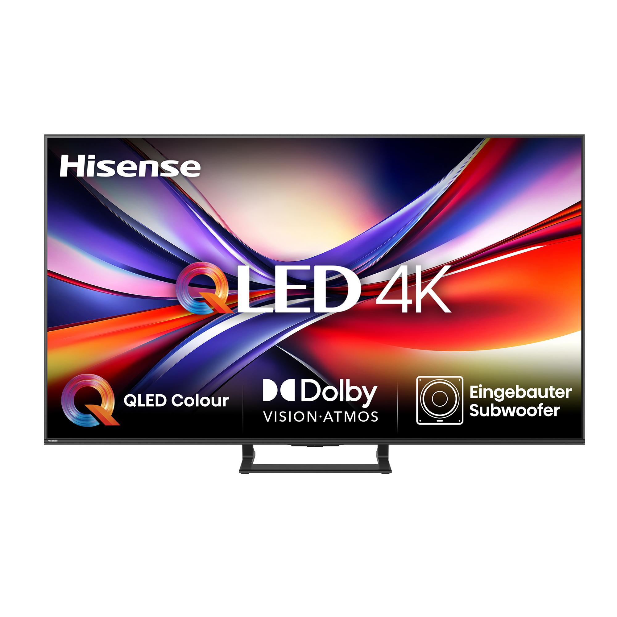 Hisense 75A7Q, 75 Zoll QLED Fernseher mit Dolby Atmos, Dolby Vision, Ultra HD und GameModePlus, Schwarz