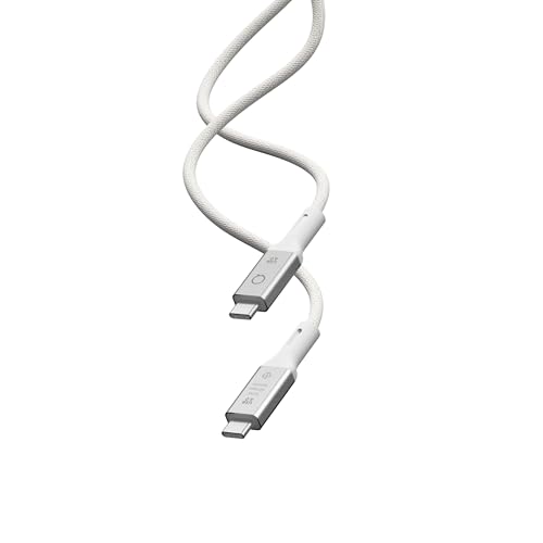 LINQ Connects USB4 PRO USB-C Kabel, 1,0m, 40Gbps, 8K/60Hz, 240W Schnellladen, mattgrau