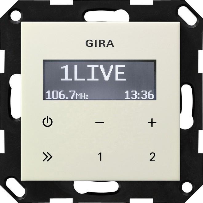 Gira UP-Radio 228401 RDS, Unterputz-Radio mit RDS-Funktion und ...