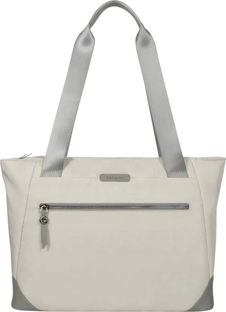 Targus Ávila Tote TBA00113GL, Notebook Tasche für maximal 40,6 cm (16 Zoll), wasserabweisend mit veganen Lederakzenten und mehreren Fächern, Eiche