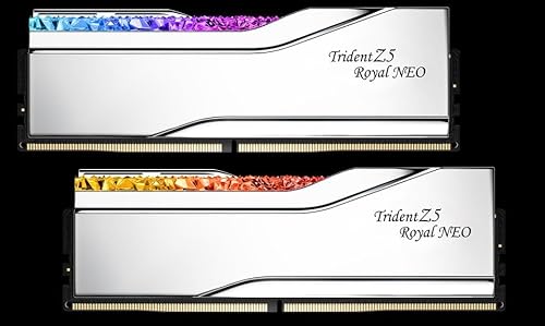 G.Skill TR5NS NEO RGB DDR5 RAM, 48GB (2x24GB), 8000MHz, CL40 - Hochleistungs-Arbeitsspeicher, RGB-Beleuchtung, für moderne DDR5-Mainboards geeignet