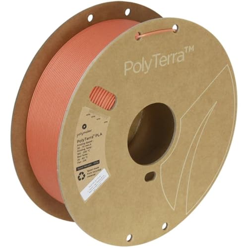 Polymaker PolyTerra PLA, 3D-Druckmaterial 1.75mm, 1kg, Marble Brick, bioplastisch und umweltfreundlich