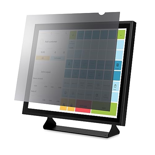 StarTech.com 17" 5:4 Monitor Blickschutzfilter, Bildschirm Blickschutzfolie mit 51% Blaulichtfilter, Sichschutzfolie mit 60 Grad Sichtwinkel, Blaulicht Filter Displayschutzfolie (1754-PRIVACY-SCREEN)