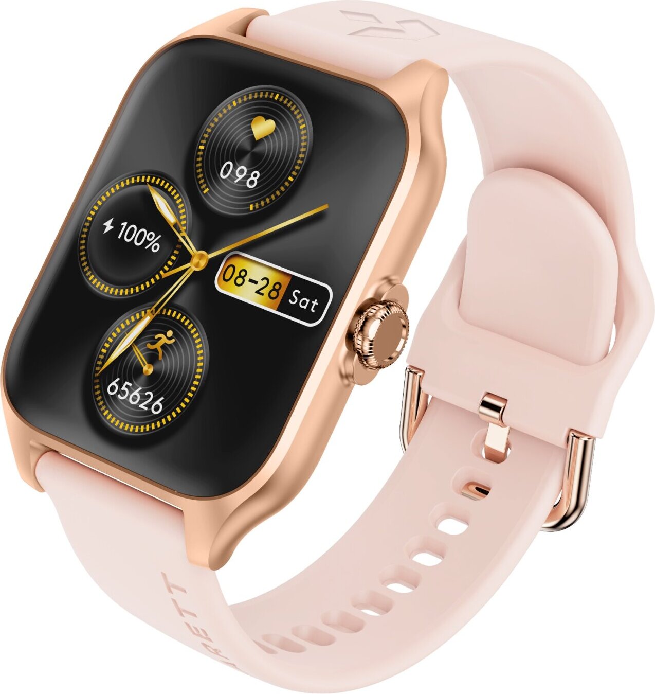 Garett Electronics GRC Activity 2 Smartwatch Golden - AMOLED Display, Bluetooth-Anrufe, Gesundheitsfunktionen