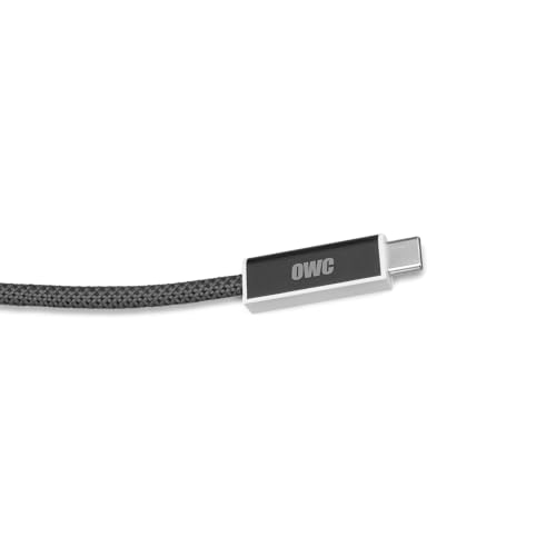 OWC 4.5 Meter Active Optical USB4 (USB-C) Kabel, 40Gb/s, 240W, Schwarz
