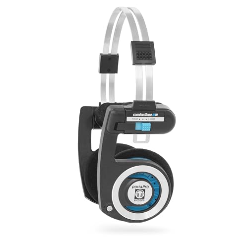 Koss Porta Pro Wireless 2.0, Bluetooth On-Ear Kopfhörer mit 20+ Stunden Akku, USB-C, Mikrofon, Schwarz
