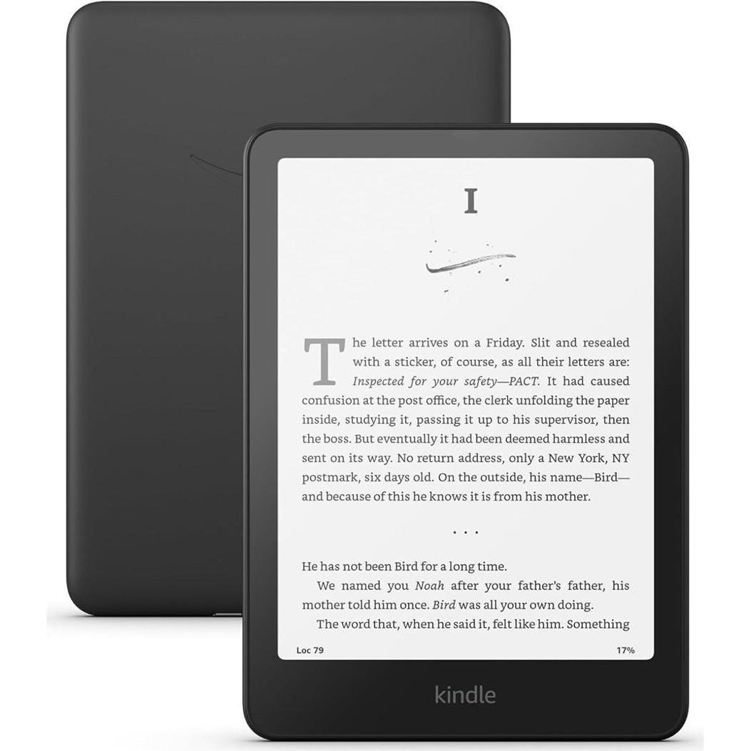 Amazon Kindle Paperwhite 2024 (12. Gen), eReader mit 7" Display, 16 GB Speicher, wasserdicht, Schwarz