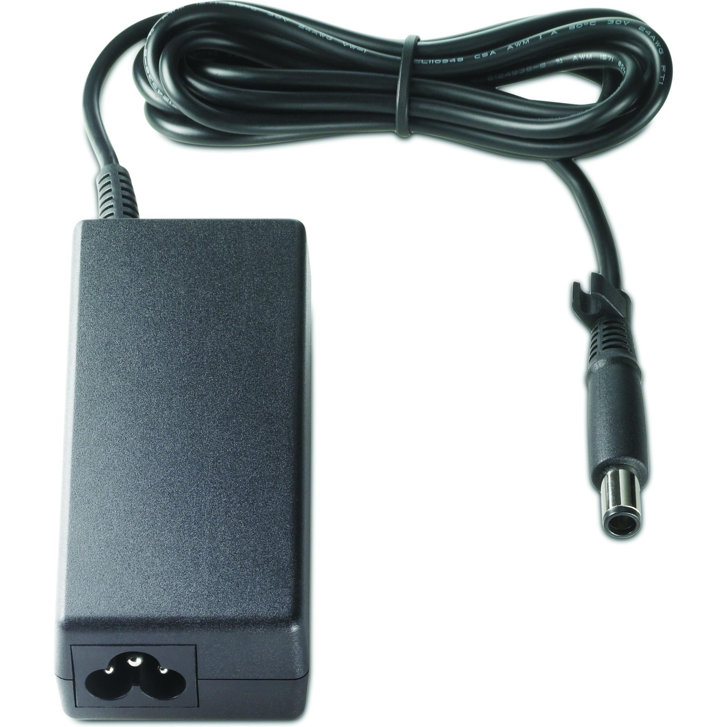 HP AC-Adapter 90 W, Notebook Netzteil mit Smart-Pin-Technologie und rechtwinkligem Anschluss, Schwarz