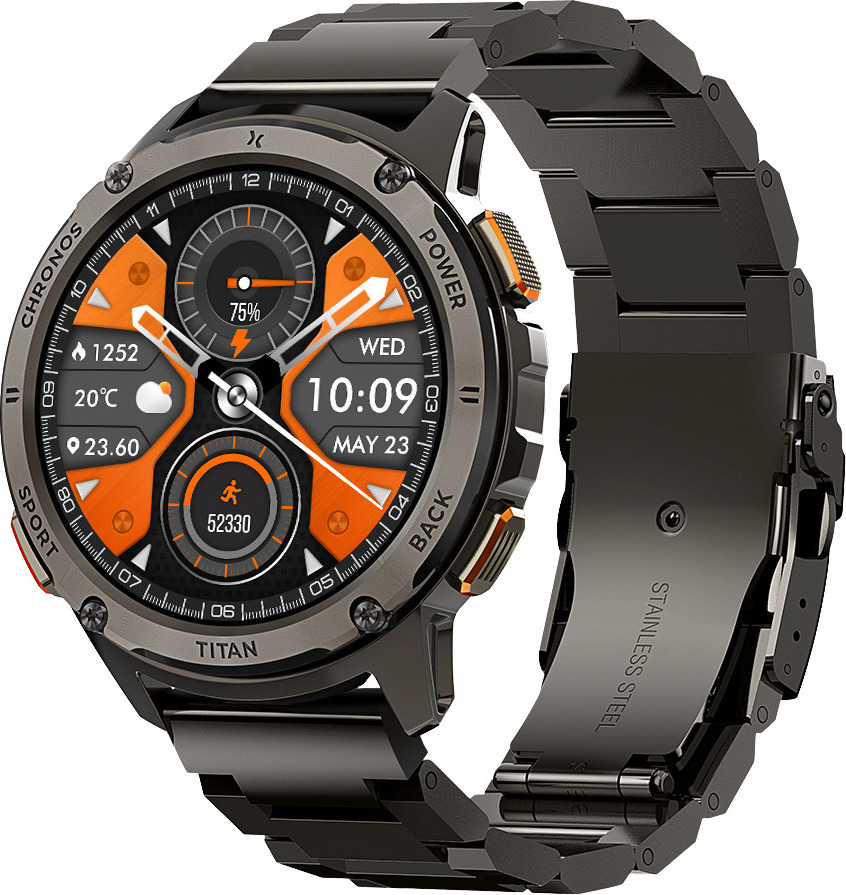 Maxcom FW110CZ Titan Chronos, Smartwatch mit 1,43 Zoll AMOLED, Corning ...