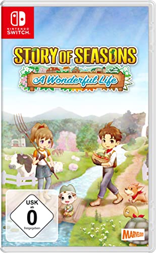 MARVELOUS GAMES Story of Seasons: A Wonderful Life - Remake für Nintendo Switch, mit aktualisierter Optik, neuen Charakteren und verbesserten Farming-Features
