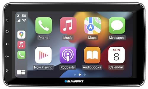Blaupunkt Cape Town 948 DAB, 1-DIN Car-Multimedia Autoradio mit 10,1 Zoll HD Touchscreen, Bluetooth, DAB+, Apple CarPlay, Android Auto, Schwarz/Silber