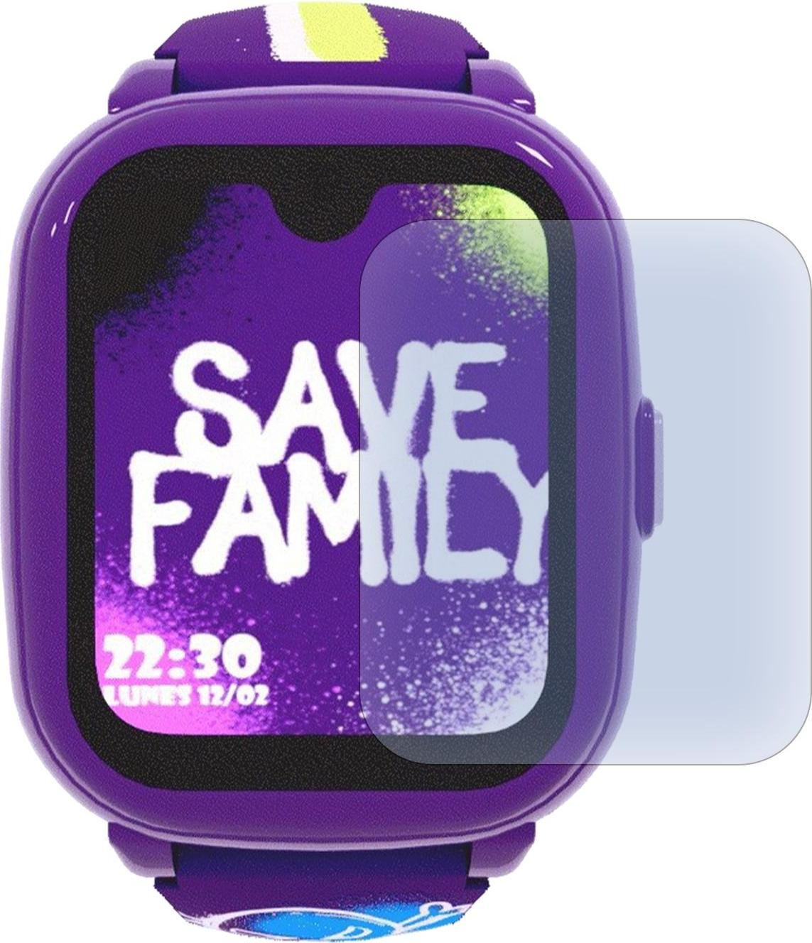 SaveFamily Iconic Plus 2 Kinder Smartwatch, inkl. Glass Protector, GPS, Wasserfest, blau