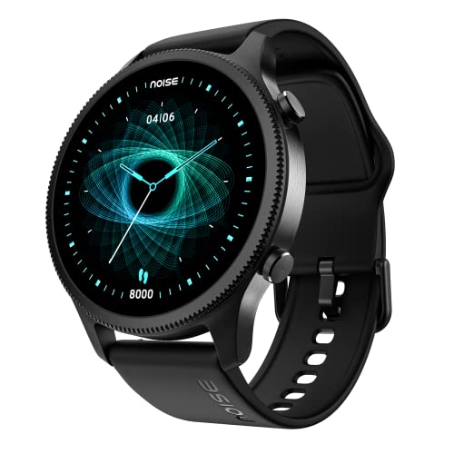 Noise NoiseFit Halo Smart Watch, 1.43" AMOLED Display, Bluetooth Calling, Premium Metallic Build, 100 Sports Modes, Up to 7-Day Battery Life, BT v5.3