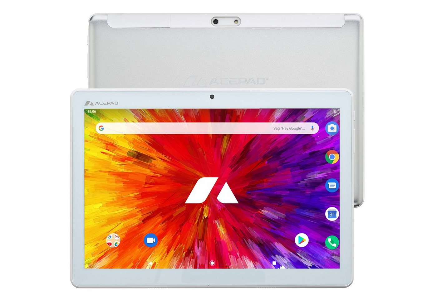 Acepad A130 Tablet (10.1", 128 GB, Android, 4G (LTE), 6GB RAM, Octa-Core, Dual-SIM, 10", Wi-Fi) - Hochauflösendes IPS Display, 8-Kern Prozessor, 128GB interner Speicher