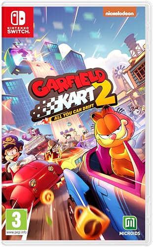 MICROÏDS Garfield Kart 2 - All You Can Drift - Nintendo Switch, Multiplayer-Rennspiel für bis zu 8 Spieler, customizable Karts, mit Garfield und Freunden