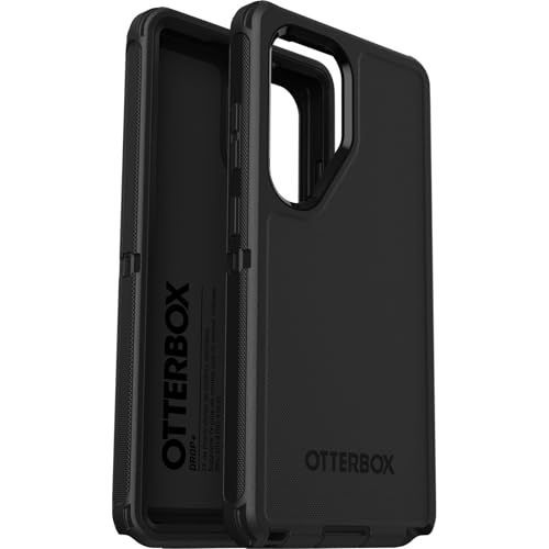 OtterBox Defender Hülle für Samsung Galaxy S25 Ultra, stoßfest, sturzsicher, Ultra-robust, schützende Hülle, 7X getestet nach Militärstandard, Schwarz