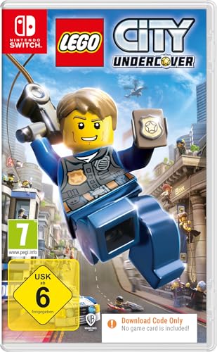 WARNER BROS. ENTERTAINMENT LEGO City: Undercover - Nintendo Switch, Action-Adventure mit über 100 Fahrzeugen und vielfältigen Tarnoutfits, Downloadcode