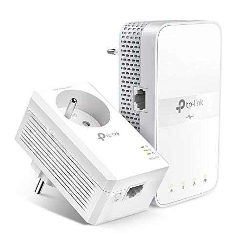 TP-Link AV1000 Gigabit Powerline AC1200, Powerline Adapter mit 1200 Mbit/s und bis zu 300 Meter Reichweite, Weiss