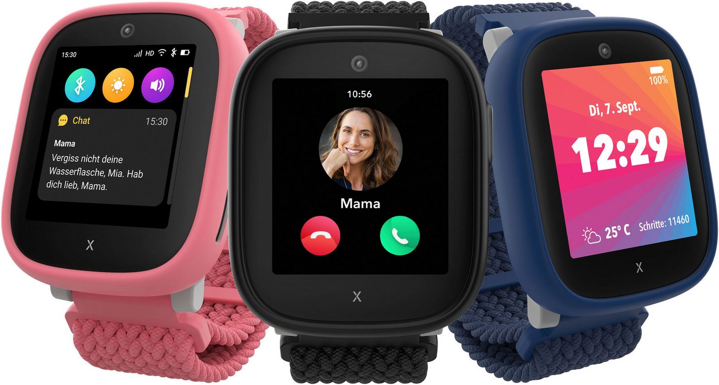 Xplora X6Play (2. Gen), Nano-SIM Smartwatch für Kinder, 1.52 Zoll Display, Android Wear, flexibel für aktive Abenteuer