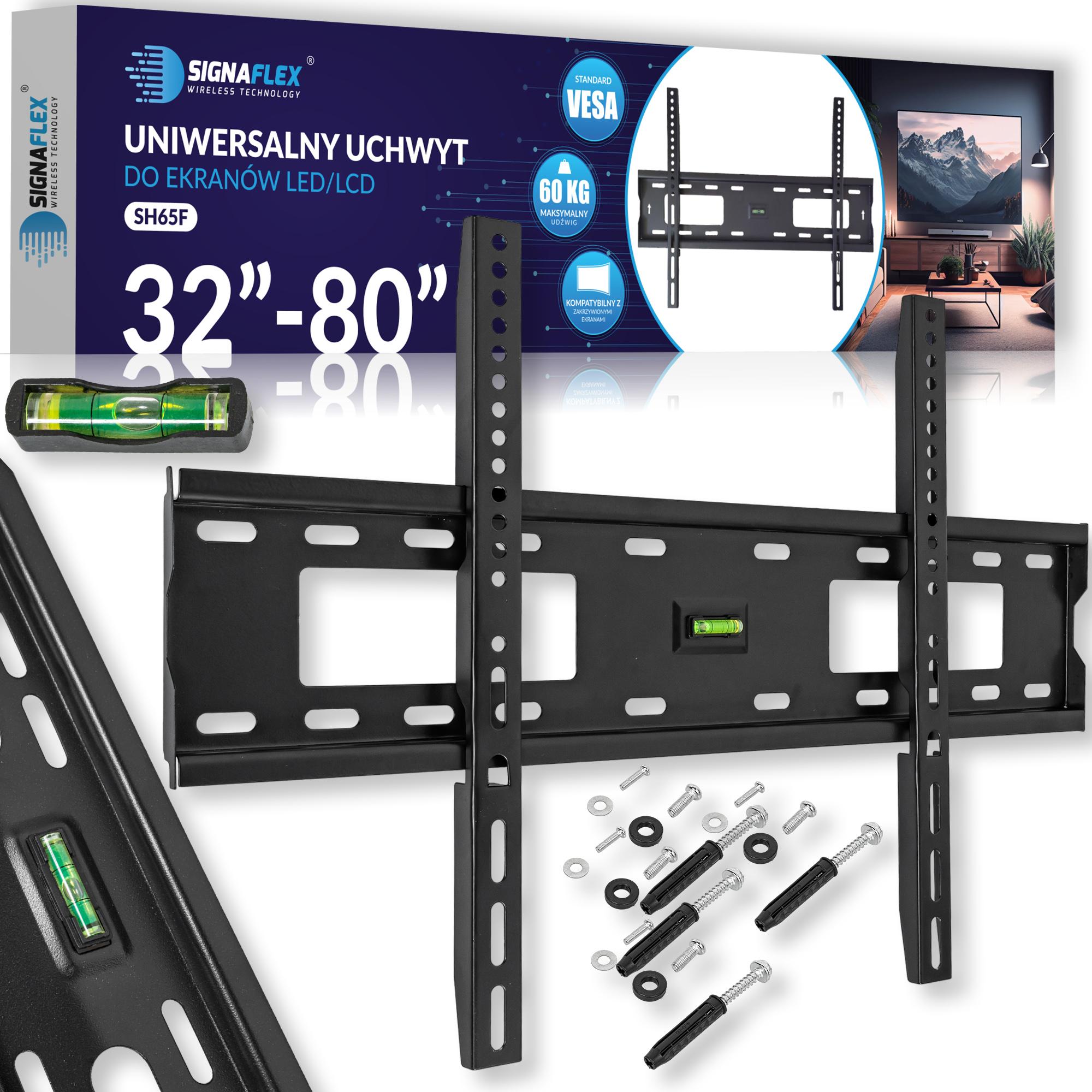 Big5 TV-Halterung SH65F für 32-80 Zoll TVs, VESA 200x200-600x400, max ...