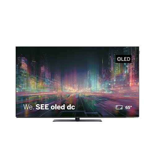 LOEWE We. See 65 Zoll OLED-TV, 4K Smart TV mit Dolby Vision, 60 W Dolby Atmos, HDMI 2.1 120 Hz VRR, Bluetooth Remote, extra flaches Design