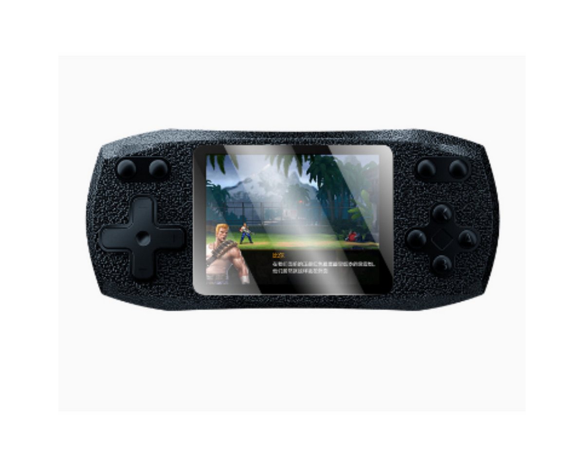 COFI 1453 Handheld Retro-Konsole, 620 vorinstallierte Spiele, 3-Zoll Farbdisplay, schwarz, tragbar