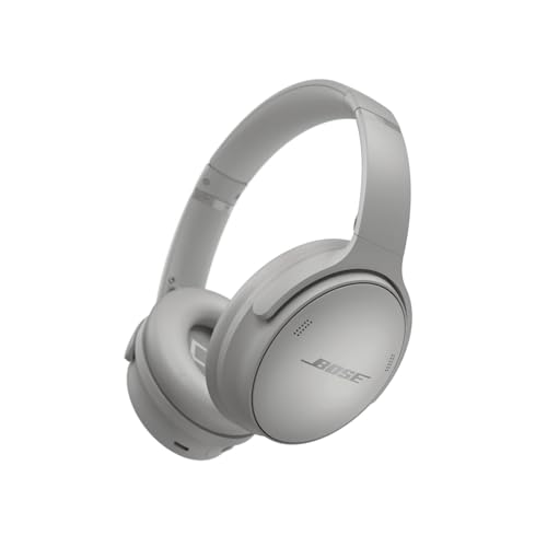 Bose QuietComfort 45, Kabellose Over-Ear-Kopfhörer mit Noise-Cancelling, bis zu 24h Akkulaufzeit, Mondlichtgrau