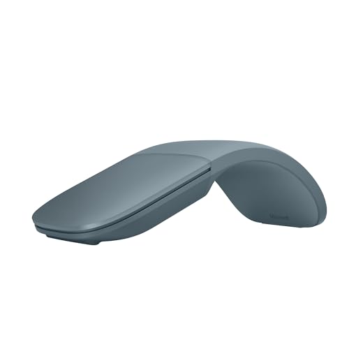 Microsoft Surface Arc Mouse, drahtlose Bluetooth-Maus mit präzisem Tracking, Ozean