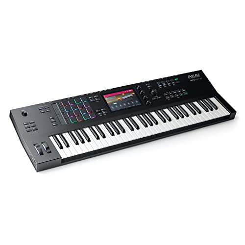 AKAI Professional MPC Key 61 - Standalone Music Production Synthesizer Keyboard mit Touchscreen, 16 Drum Pads, 20+ Sound Engines, halbgewichteten Tasten