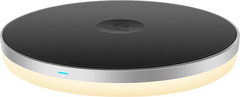 MCDODO Wireless Charger Dream 10W Black with Night Light - Kabellose Ladestation für Handys