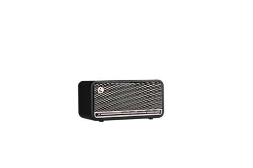 EDIFIER MP230 - Tragbarer Bluetooth-Lautsprecher im Retro-Design, kabellos. Wiedergabe über Bluetooth, AUX und Micro SD Karte, Holzgehäuse, 20W, MDF, Vintage-Tasten