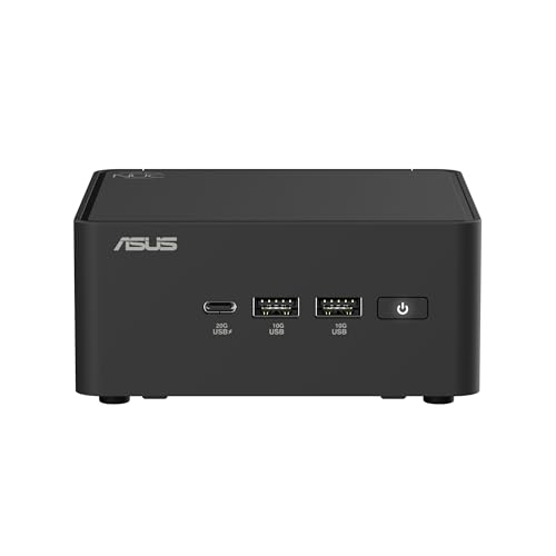 Asus NUC 15 Pro Tall RNUC15CRHI300002 Mini-PC, Intel Core Prozessor, 96 GB DDR5, Intel Arc Grafik, 4x 4K Unterstützung, Wi-Fi 7, kompakt