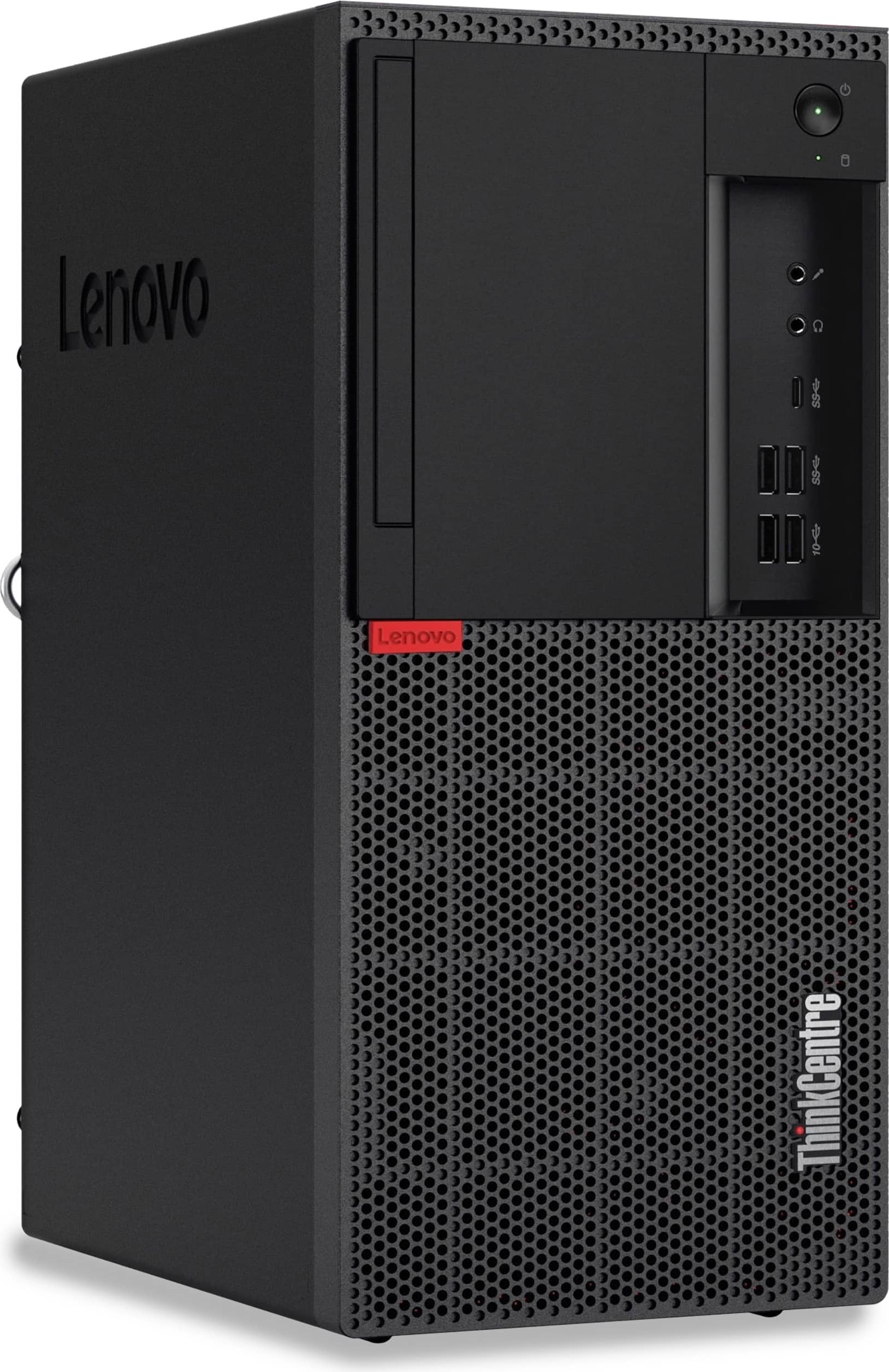 Lenovo ThinkCentre M920t, Desktop-PC mit Intel Core i7-8700, 8GB RAM, 500GB M.2 SSD, Windows 10 Professional, Tower