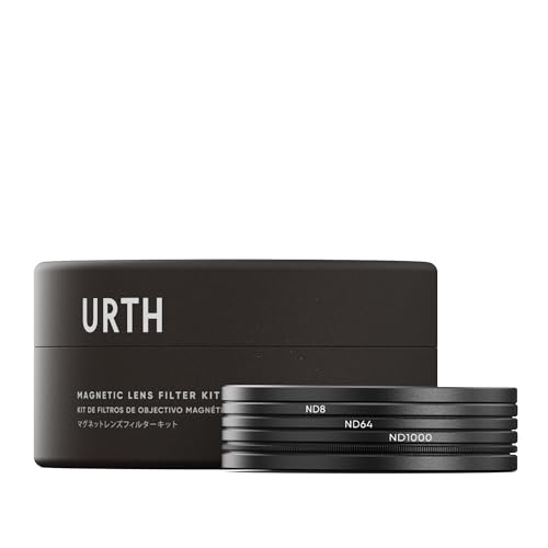 Urth 67mm Magnetisches ND8, ND64, ND1000 Filter Kit (Plus+), 20-fach nanobeschichtetes deutsches SCHOTT-Glas, magnetisches Design, 5 Bäume gepflanzt