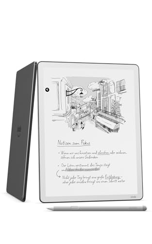 Amazon Kindle Scribe 2025 32 GB, 11-Zoll E-Book-Reader mit Frontlicht, integrierten Notizbuch und KI-Tools, dünn und leicht