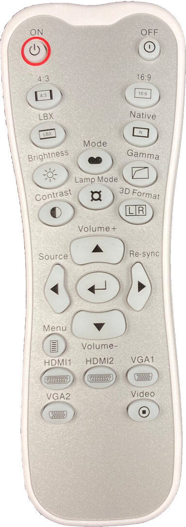 Optoma BR-3067B Original Fernbedienung, kompatibel mit HD25, HD25-LV, HD25e, HD131Xw