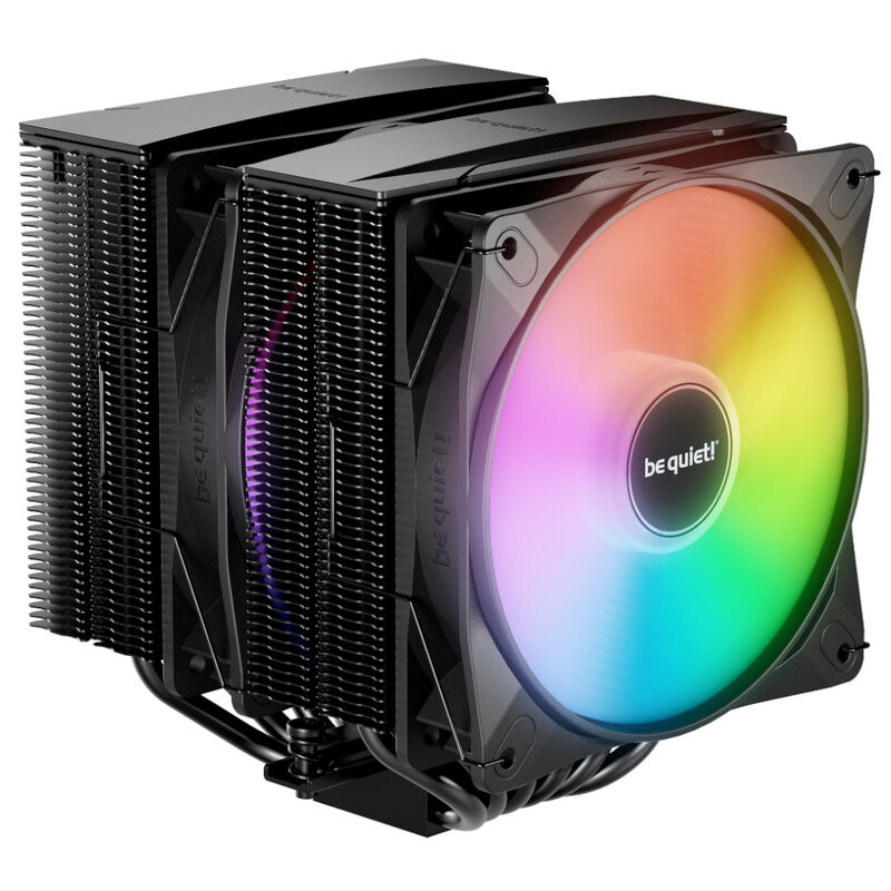 be quiet! Pure Rock Pro 3 LX CPU-Kühler - 120mm, schwarz, leistungsstarker Kühler mit 6 Heatpipes und 2x 120-mm-PWM-Lüfter