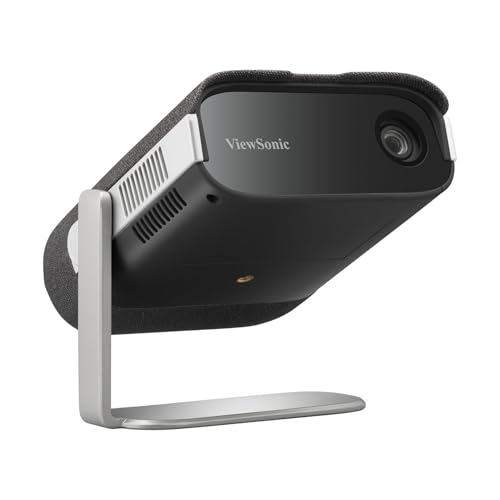ViewSonic M1X Smart Beamer, 1080p Full HD Beamer, Portable Beamer for Outdoor/Home Cinema, Harman Kardon Speakers