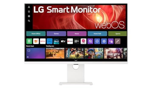 LG Smart Monitor 37U730SA-W, 37", 4K UHD (3840x2160), HDR10, IPS, webOS 24, USB-C (65W), HDMI, Bluetooth®, Lautsprecher, Weiß