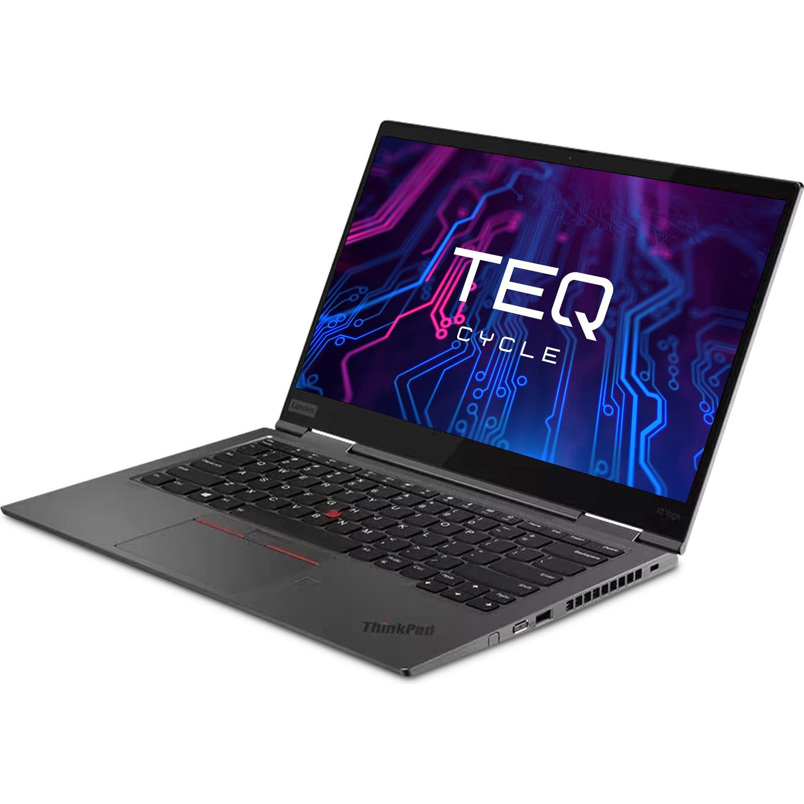 Teq Cycle X1 Yoga G6 2-in-1 Notebook, Intel Core i5-1145G7, 16GB RAM, 256GB SSD, 14" FHD, grau, refurbished