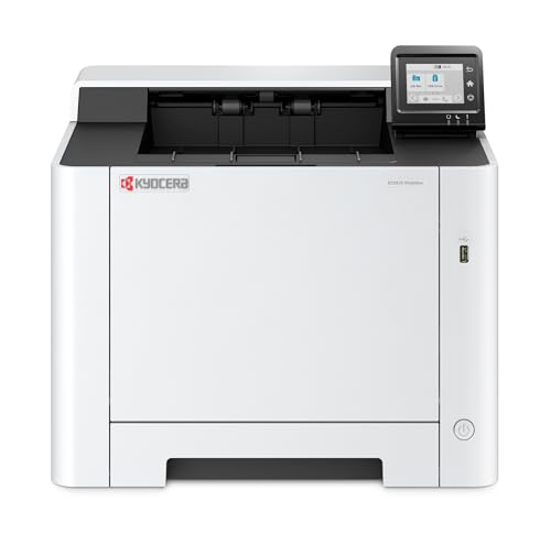 Kyocera Ecosys PA2600cx/Plus Laserdrucker Farbe. 26 Seiten pro Minute. Farblaserdrucker mit schwenkbarem Touchpanel, Mobile-Print, inklusive 3 Jahre Full Service Vor-Ort