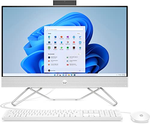 HP All in One PC | 23,8" FHD-Display | Intel Core i5-1235U | 8 GB DDR4 RAM | 512 GB SSD | Intel Iris Xe-Grafikkarte | QWERTZ Tastatur | Windows 11 Home | Starry White