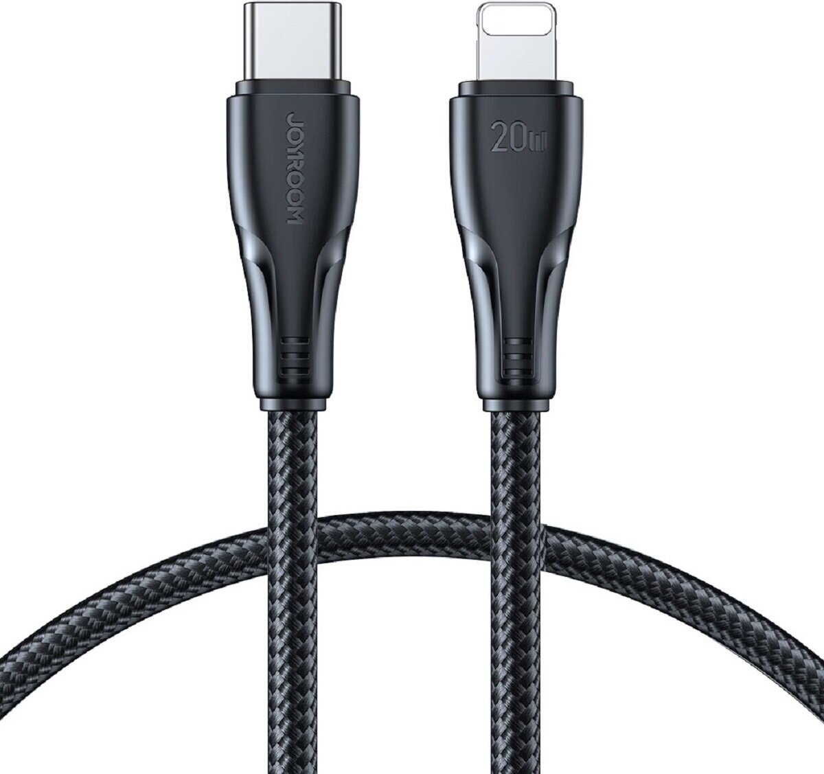 Joyroom S-CL020A11, USB-C auf Lightning Ladekabel, 20W schnelles Laden und Datenübertragung, 0,25m, schwarz