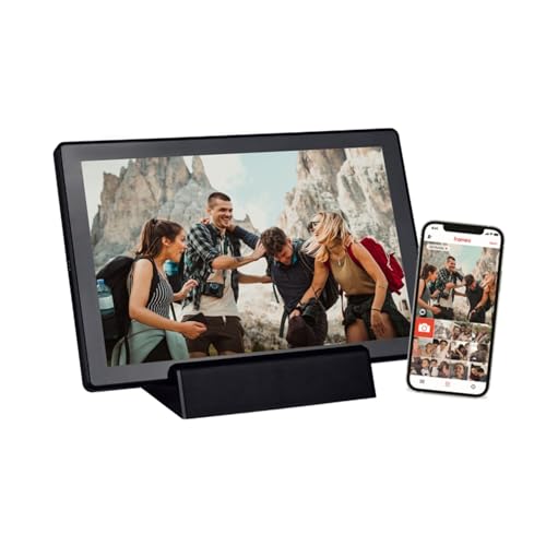 Braun Photo DigiFrame 1011, 10,1" Digitaler Bilderrahmen mit WiFi, 1280 x 800 Pixel, Schwarz