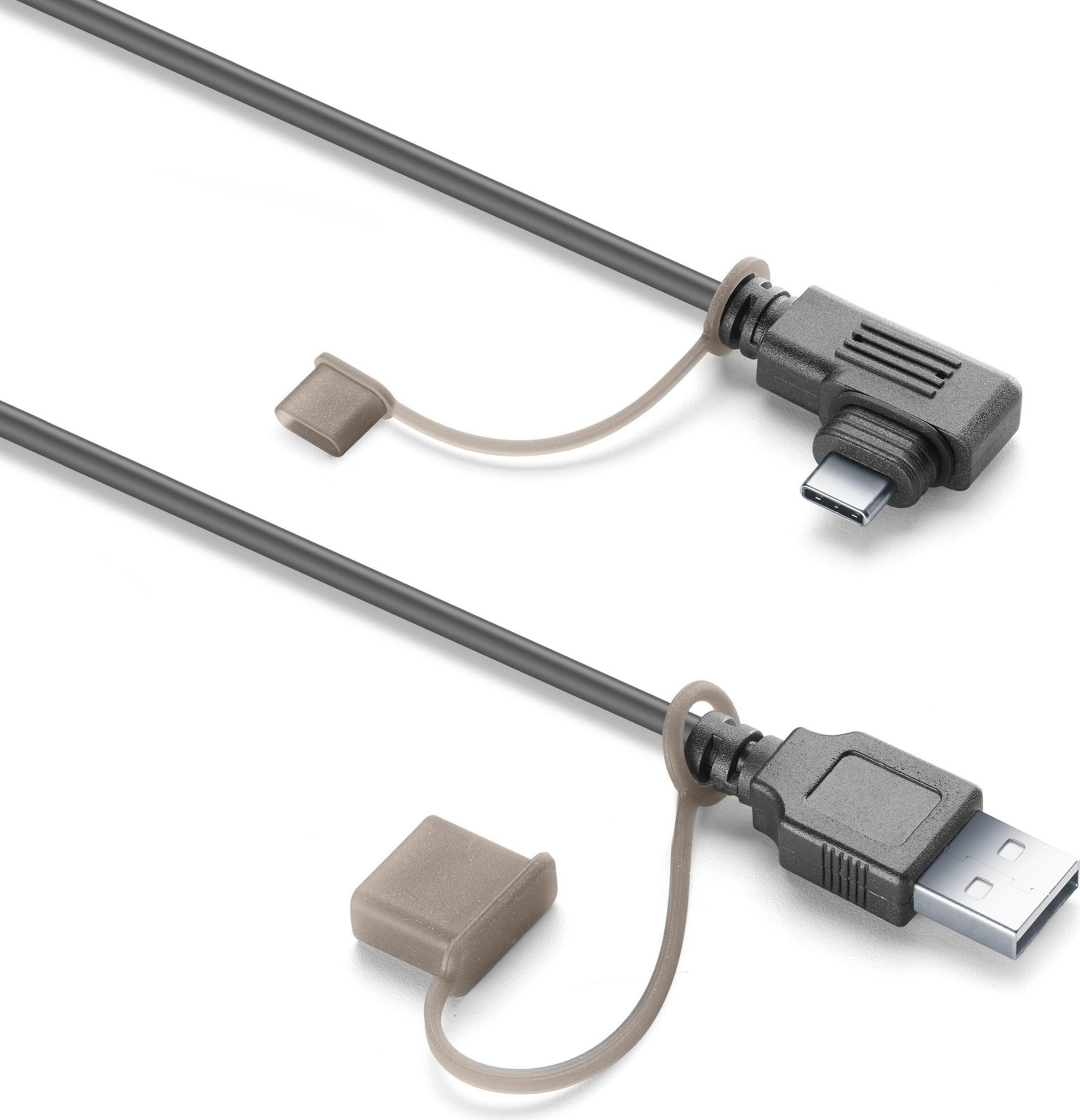 Interphone INTERPHONE Ladekabel USB-A zu USB-C, Ladekabel für RIDESYNC, schwarz