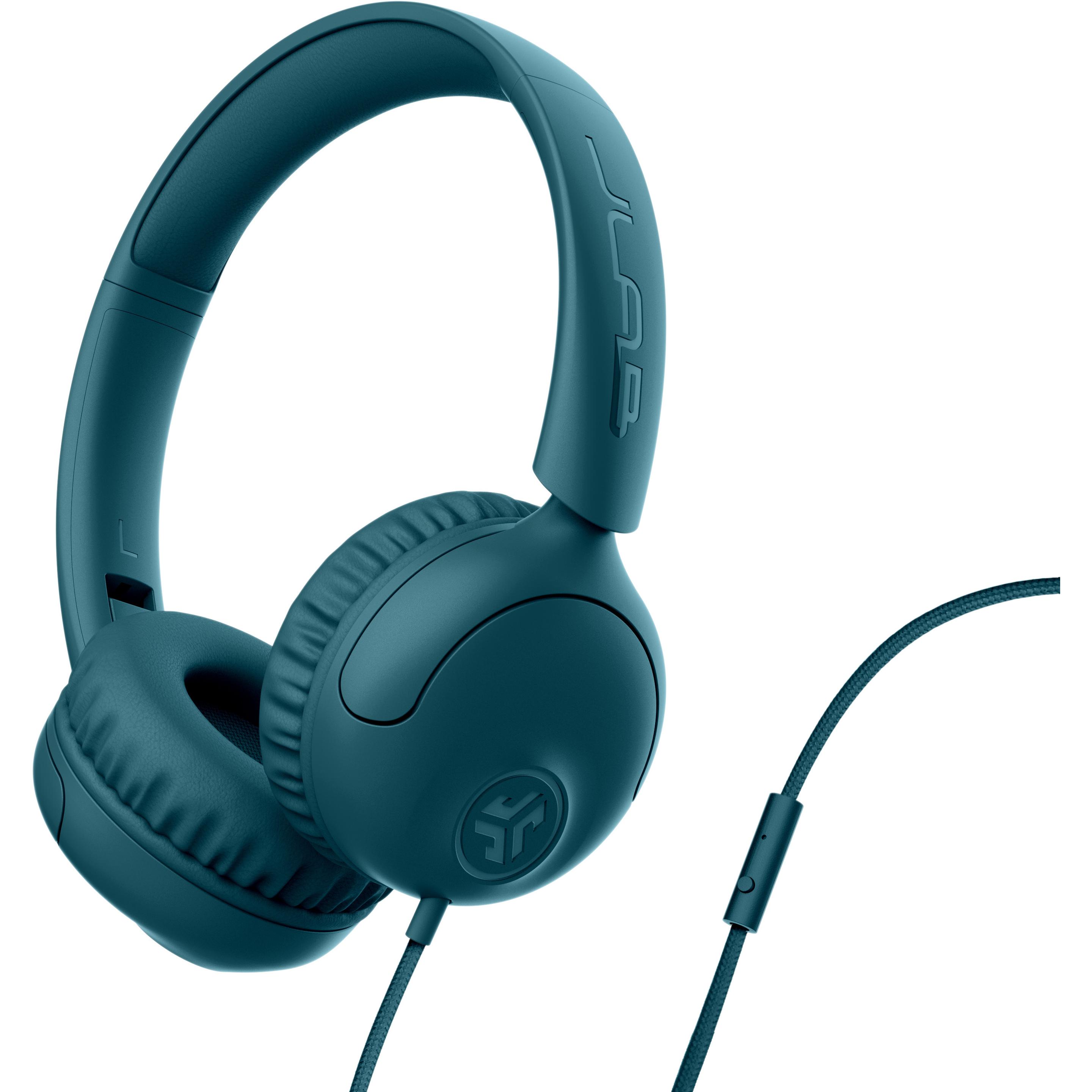 JLab Audio JLAB Studio 2, On-Ear Kopfhörer in Blau mit faltbarem Design und 3 EQ-Einstellungen