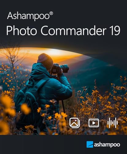 Ashampoo Photo Commander 19, Bildbearbeitungsprogramm mit über 200 Funktionen zur Fotoverwaltung und -präsentation, Lifetime-Lizenz für 1 PC