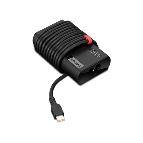 Lenovo GX20Z46255 Power Adapter, 65 W Notebook Netzteil für Indoor/Outdoor mit USB Typ-C, Schwarz