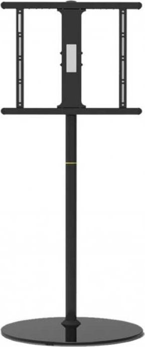 Gembird Tvs-65s-02, TV-Halterung für 32-65 Zoll Fernseher, schwarz, mit manuellem Höhenverstellmechanismus und Neigungsfunktion